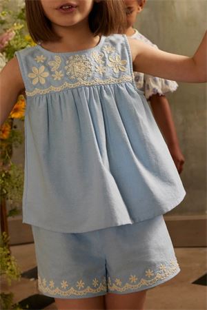 Malaya Blouse LOUISE MISHA KIDS | GRIS26B0057OXFORDBLUE